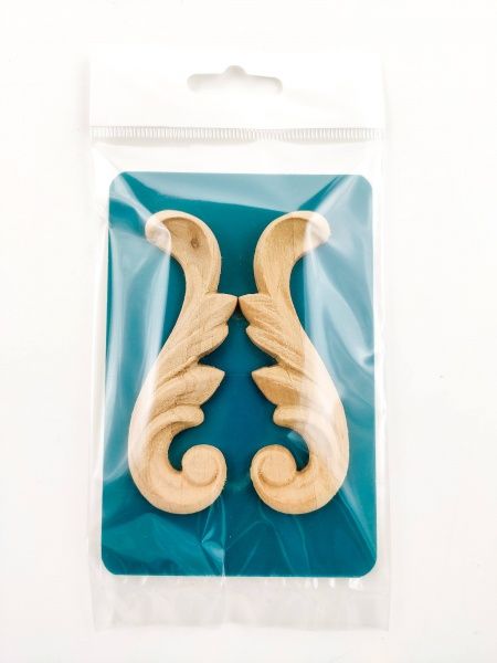 Декоративная панель деревянная угловая 2 шт, CN.26.90 29х90x7 мм 