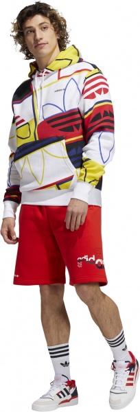 Джемпер Adidas AOP LOGO PLAY H H31319 р. M білий