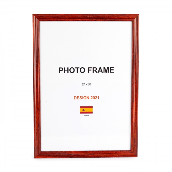 Рамка для фото 1 фото 21х30 см червоне дерево 