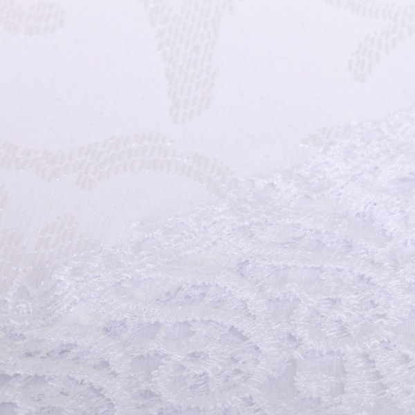 Скатерть с гипюром KDK d160 белый Karna 