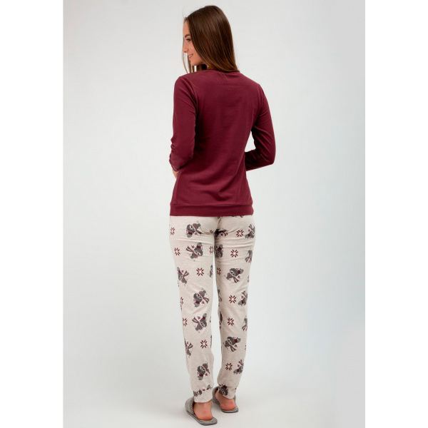 Піжама жіноча Roksana 1034/16049 р. XL баклажановий 