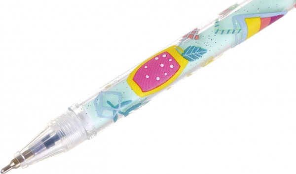 Ручка масляная YES Aloha Party 0,7 мм синяя 