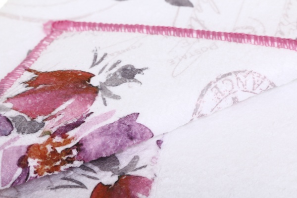 Килимок для сушіння посуду Luna Роузі 38х50 см рожевий