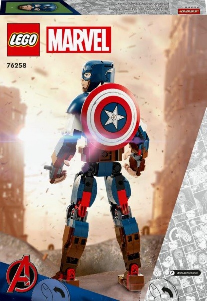 Конструктор LEGO Super Heroes Marvel Фигурка Капитана Америка для сборки 76258