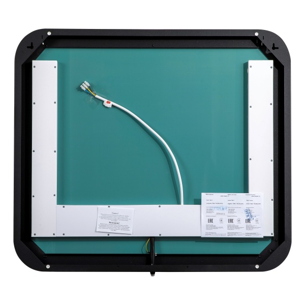 Дзеркало в алюмінієвій рамі Aqua Rodos Балі 80 з LED-підсвіткою