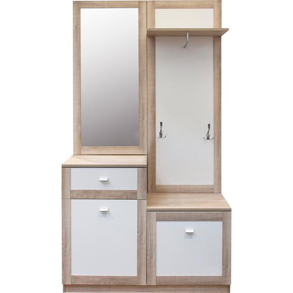 Передпокій Aqua Rodos Malaga дуб сонома білий