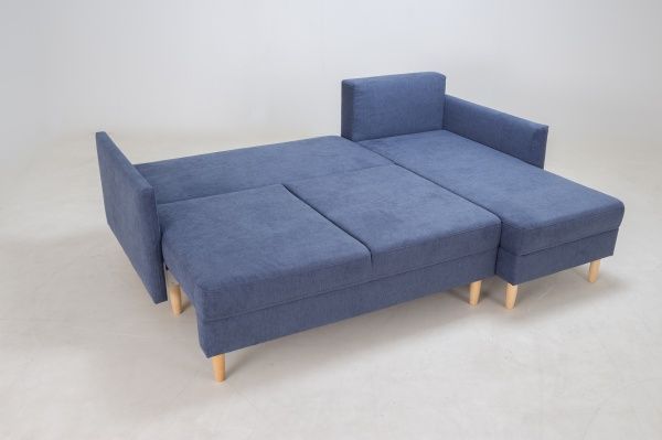 Диван кутовий ADK Домо Е25 (52) синій 2250x1520x760 мм