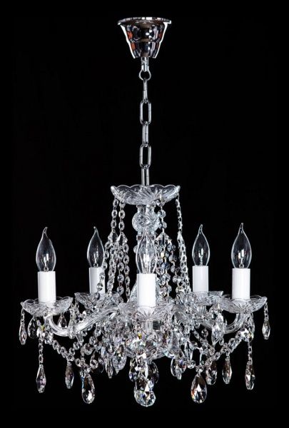 Люстра подвесная Crystal Life 5x40 Вт E14 хром A1314LM-5CC 