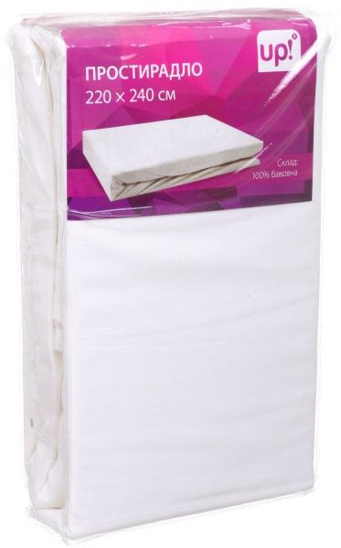 Простирадло 220x240 см в асортименті UP! (Underprice) 
