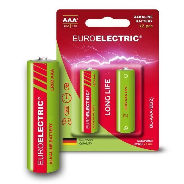 Батарейки Euroelectric ААА 2 шт. (BL-AAA-EE(2)) 