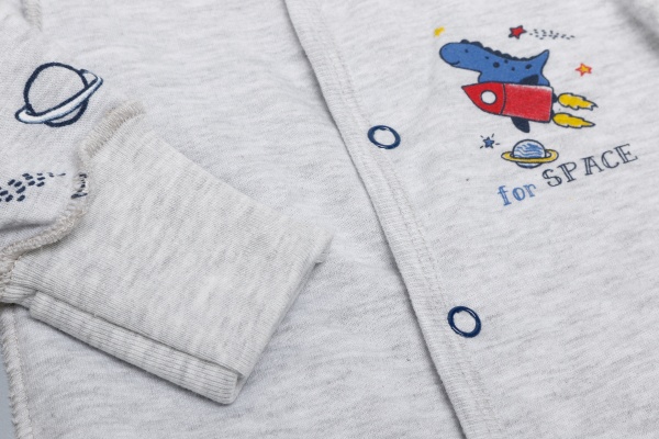 Комбинезон унисекс Фламинго р.56 меланж 365-304 