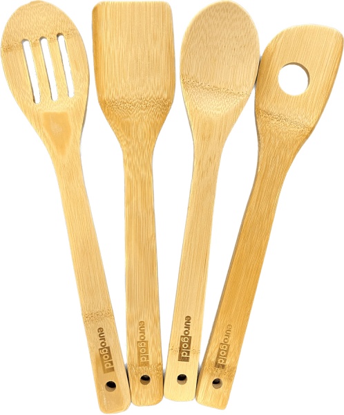 Набор лопаток кухонных бамбуковых 4 шт 7108200017 Eurogold