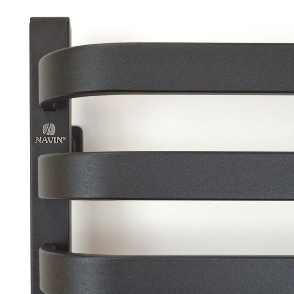 Рушникосушарка електрична NAVIN Stugna 480х1000 мм Sensor права чорний муар (12-249053-4810) 