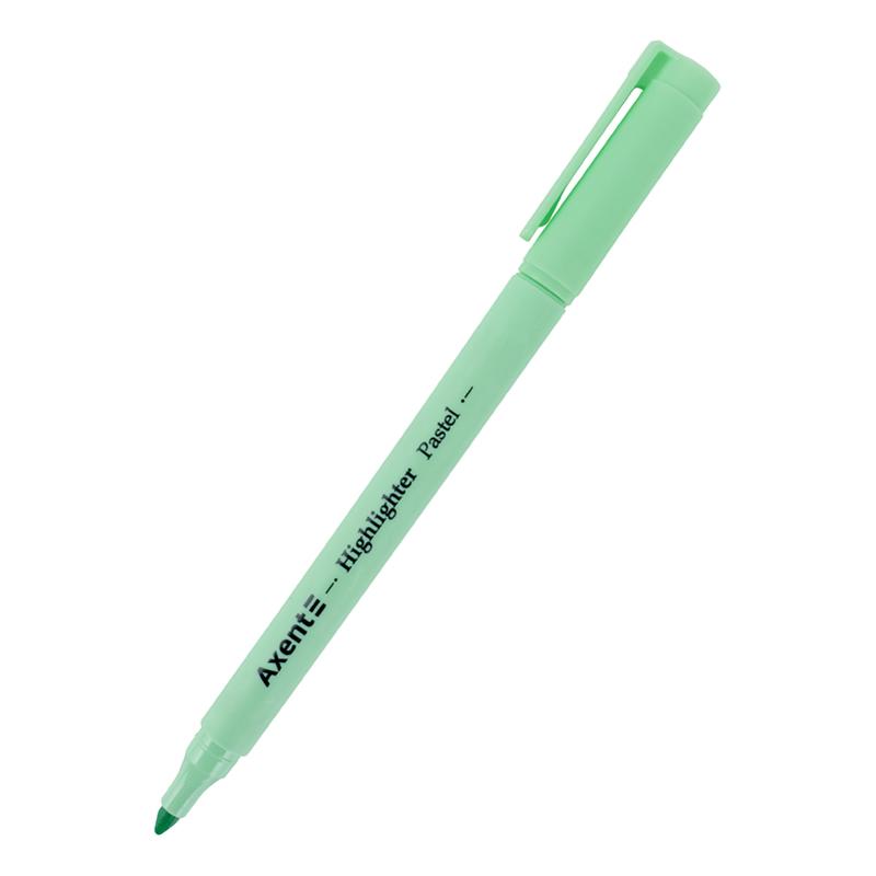 Маркер Axent Highlighter Pastel 2-4 мм м'ятний 2533-18-A