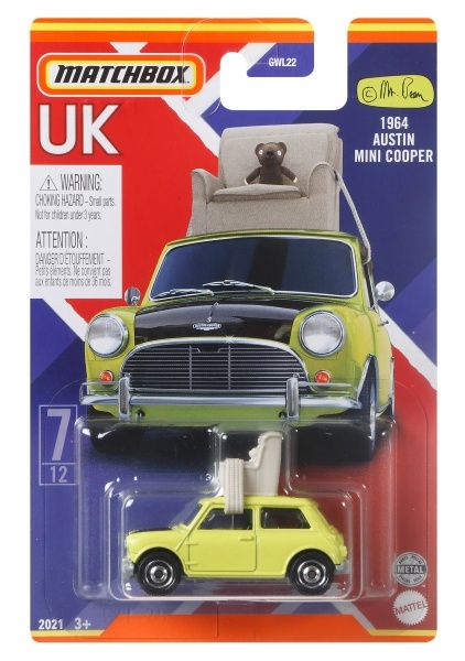 Машинка Яскрава шедеври автопрому Великобританії в асортименті 1:64 GWL22