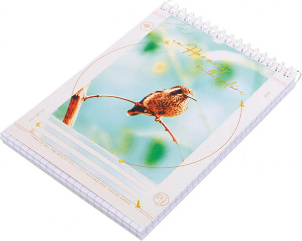 Блокнот А6 у клітинку 96 листів в асортименті Поділля