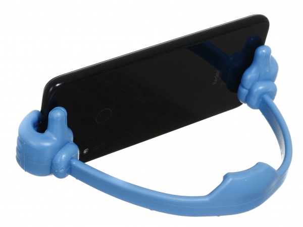 Подставка держатель для мобильного телефона 62х50х57 мм синий UP! (Underprice)
