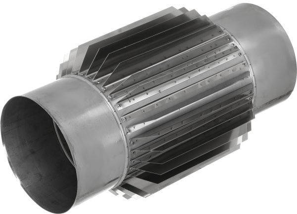 Радиатор 0,5 м дымоходный 1 мм нерж Ф200 мм LIRA-LTD 