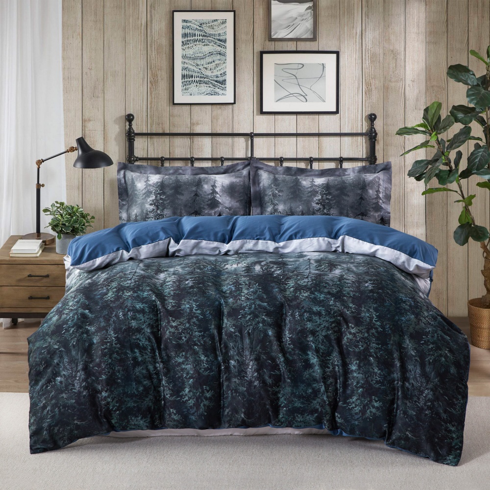 Комплект постельного белья Alaska 2 серый La Nuit