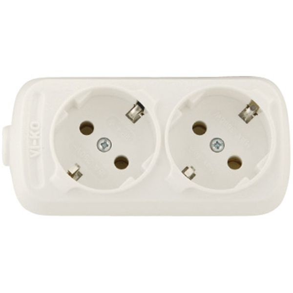 Колодка Viko Leylak 0001 2 гнезда