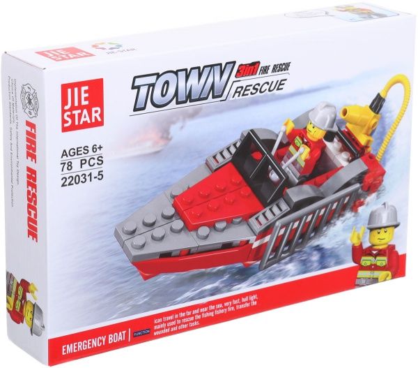 Конструктор Shantou Fire Series Лодка C1180111/5