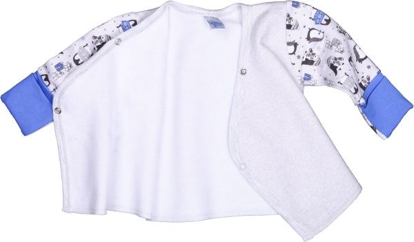 Распашонка детская Baby Veres Penguins р.62 голубой 