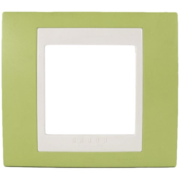 Рамка Unica MGU6.002.563 хамелеон зеленое яблоко/бежевый