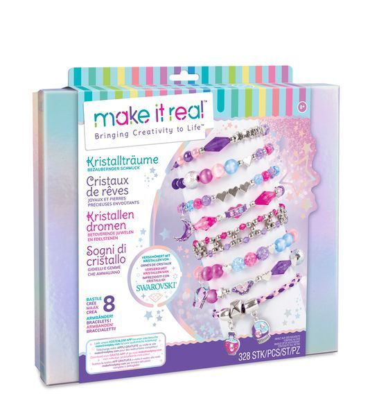 Набір для створення шарм-браслетів Make it Real з кристалами Swarovski «Чарівні коштовності» MR1723