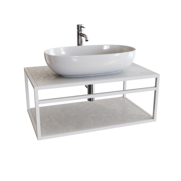 Тумба під умивальник Altstahl Tero 0 (766x330x466) біла