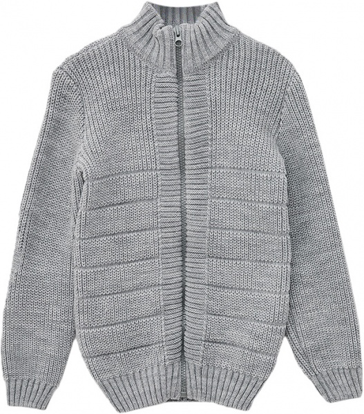 Кофточка детская для мальчика ART KNIT Tommy р.110 светло-серый 