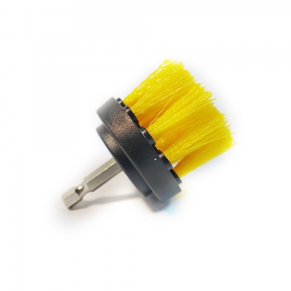 Набір щіток нейлонових середньої жорсткості 3 шт. жовтий S&R 9603500000
