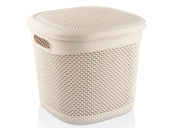 Кошик Ucsan Plastik DROP прямокутна кремовий 