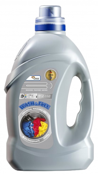 Гель для машинной и ручной стирки Wash&Free 2 кг