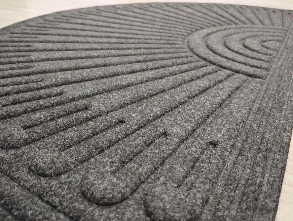 Коврик YPGROUP КР-703 серый 60х90 см