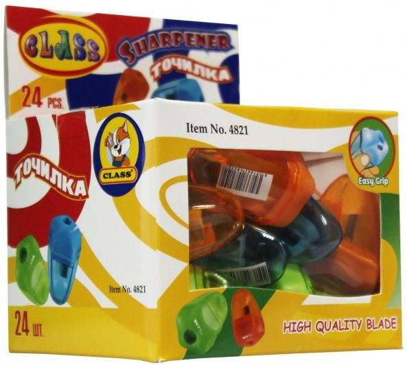 Точилка с контейнером Star цвет в ассортименте 4821 CLASS