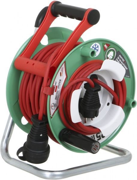 Подовжувач на котушці Brennenstuhl AT-N05V3V3-F3G1,5 із заземленням 1 гн. зелений 25 м 1183520 