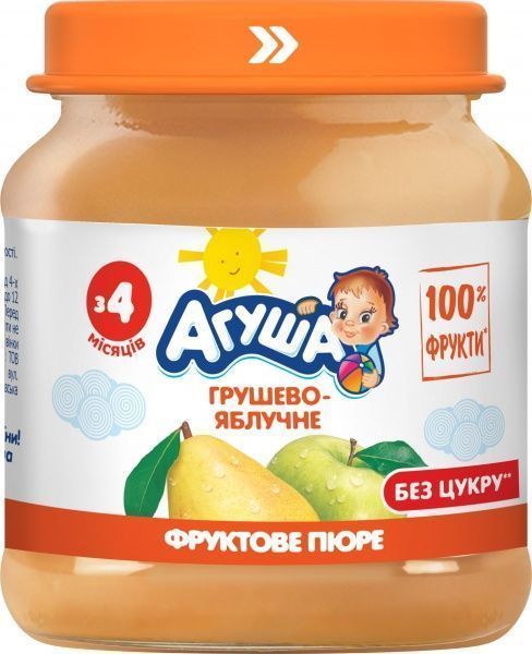 Пюре Агуша Груша-яблоко 110 г 
