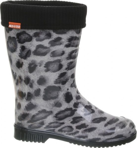 Сапоги Alisa Line Леопард р.38 серый