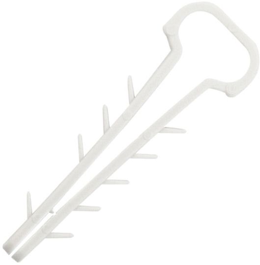 Дюбель швидкого монтажу для кабелю Smart X 4x2,5 мм плоский 100 шт. білий 