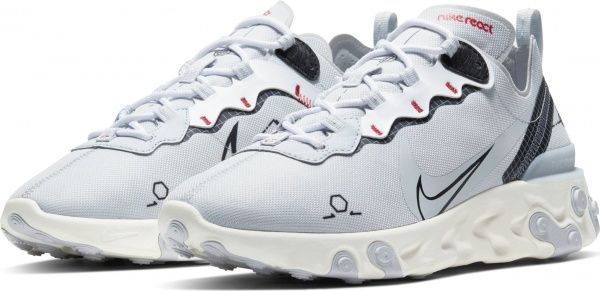 Кроссовки Nike REACT ELEMENT 55 CU3009-002 р.US 9 белый
