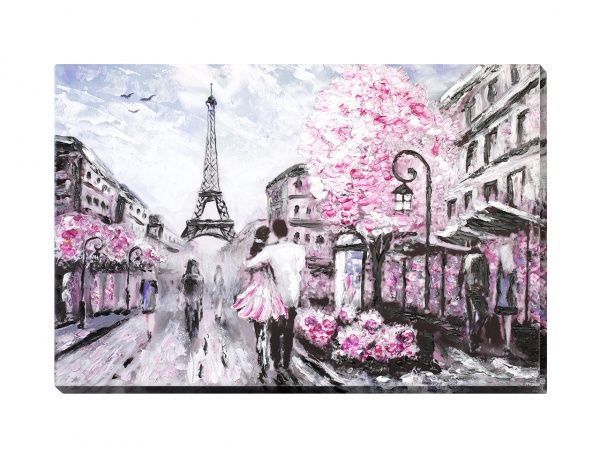 Картина Пара в Париже 60x90 см SvitArt F-419