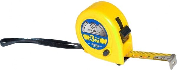 Рулетка Сталь 22102 3 м x 16 мм