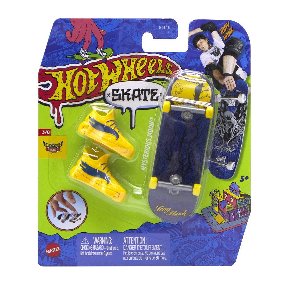 Игровой набор Hot Wheels Скейт и обувь для пальчиков (в асс.) HGT46