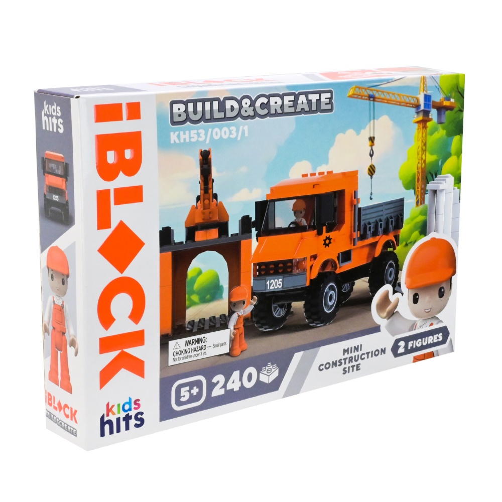 Игрушка-конструктор Shantou Kids hits IBLOCK JUNIOR 240 дет. KH53/003/1