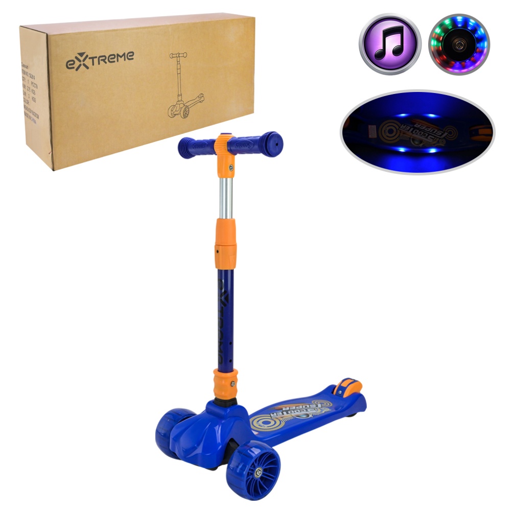 Самокат Extreme Motion синий SC814