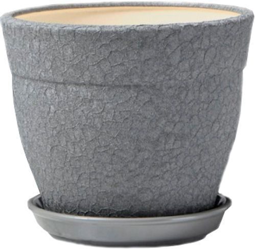 Горщик Оріана-Запоріжкераміка Флоріс шовк круглий 3,5л металік 