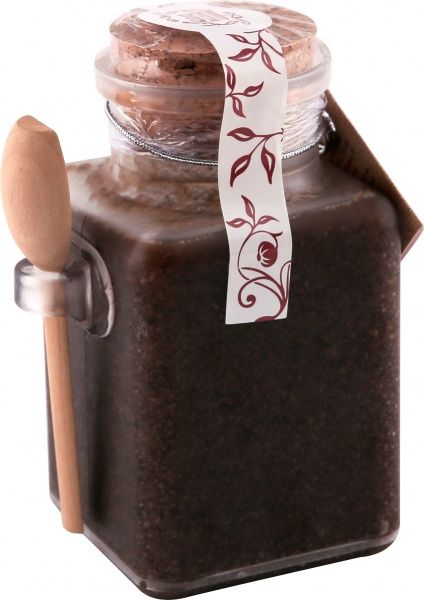 Скраб для тела Амаранте солевой масляный Кофейный 400 гр 400 мл