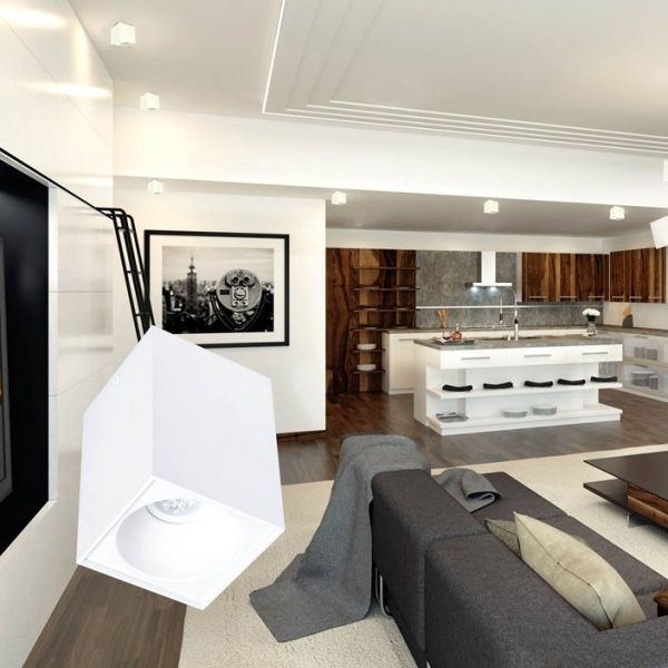 Светильник точечный LightMaster MLT105 50 Вт GU10 белый 