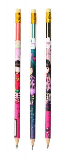 Олівець чорнографітний Santoro колір в асортименті 280522 YES