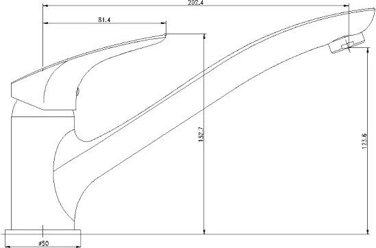 Смеситель для кухни Deante Lavender BCV 060M